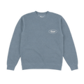 Favorite Records Emroidered Logo Crewneck (Slate Blue)
