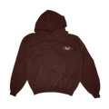 Favorite Records Embroidered Logo Hoodie (Chocolate)