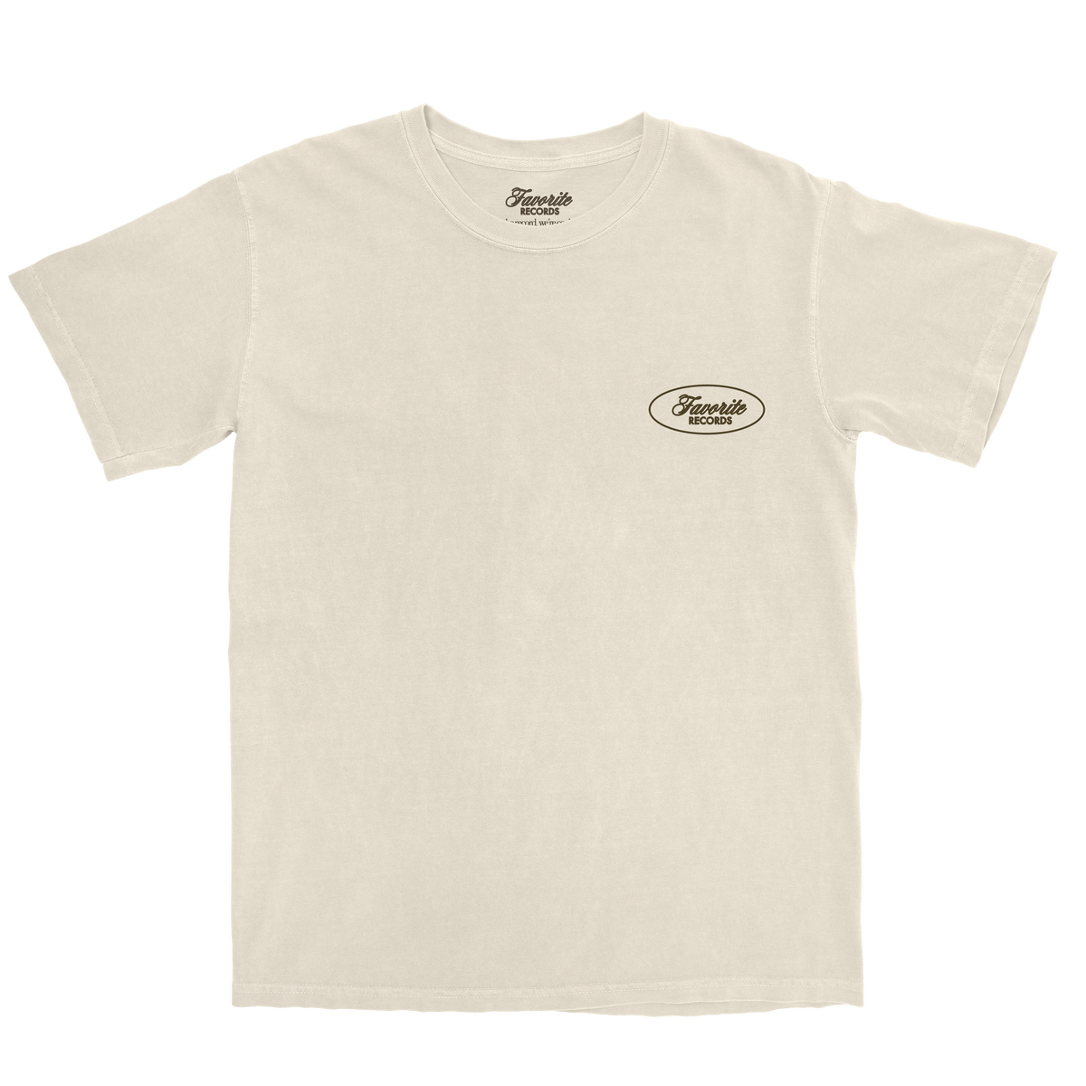 Favorite Records Logo Tee (Ivory)